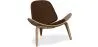 Butaca de diseño - Sillón Escandinavo - Tapizado en Cuero - Lucy image 9