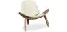 Butaca de diseño - Sillón Escandinavo - Tapizado en Cuero - Lucy image 9