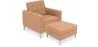 Sillón de Diseño con Reposapiés - Tapizado en Cachemira - Konel  image 9