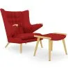 Sillón con Reposapiés - Tapizado -  Grizzly image 9