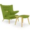 Sillón con Reposapiés - Tapizado -  Grizzly image 9