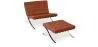 Sillón de Diseño con Reposapiés - Tapizado en Polipiel - Town image 9