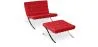 Sillón de Diseño con Reposapiés - Tapizado en Polipiel - Town image 9