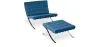 Sillón de Diseño con Reposapiés - Tapizado en Polipiel - Town image 9