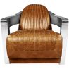 Sillón de Diseño con Reposabrazos - Tapizado en Cuero - Lounge image 9