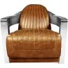 Sillón de Diseño con Reposabrazos - Tapizado en Cuero - Lounge image 9