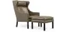 Sillón con Reposapiés - Tapizado en Cuero - Micah image 9
