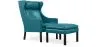 Sillón con Reposapiés - Tapizado en Polipiel - Micah image 9