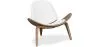 Butaca de diseño - Sillón Escandinavo - Tapizado en Cuero - Lucy image 9