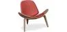 Butaca de diseño - Sillón Escandinavo - Tapizado en Cuero - Lucy image 9