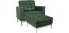 Sillón de Diseño con Reposapiés - Tapizado en Polipiel - Konel  image 9