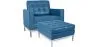 Sillón de Diseño con Reposapiés - Tapizado en Polipiel - Konel  image 9