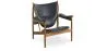 Sillón de Diseño con Reposabrazos - Madera y Cuero - Captain  image 9