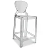 Taburete con Respaldo - Diseño Transparente - 75cm - Victoria Queen image 9
