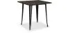 Mesa de Comedor Cuadrada - Diseño Industrial - Madera y Metal - Stylix image 9