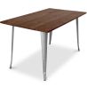 Mesa de Comedor Rectangular - Industrial - Madera - Tawny image 9