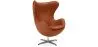 Sillón con Reposabrazos - Tapizado en Cuero - Diseño Huevo - Brave  -  image 9