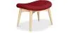 Reposapiés Tapizado en Lino  -Diseño Escandinavo - Madera - Kontor image 9
