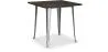 Mesa de Comedor Cuadrada - Diseño Industrial - Madera y Metal - Stylix image 9