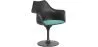 Silla de Comedor con reposabrazos  - Silla giratoria Negra - Tulipan image 9
