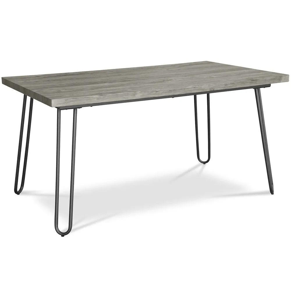 Mesa de Comedor Rectangular - Industrial - Madera y Metal - 150cm - Hairpin  image 8