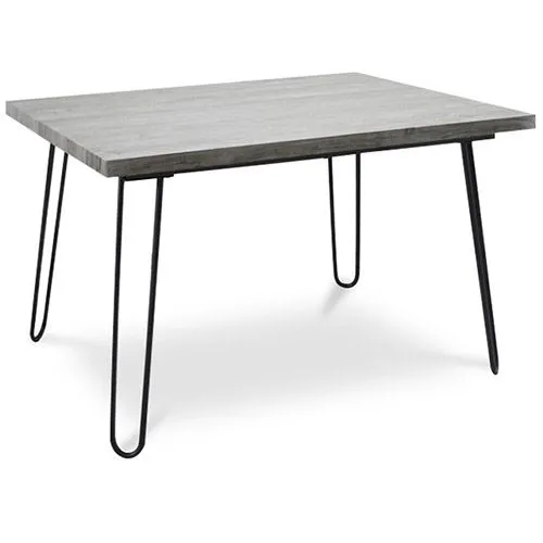 Mesa de Comedor Rectangular - Industrial - Madera y Metal -120cm - Hairpin  image 8