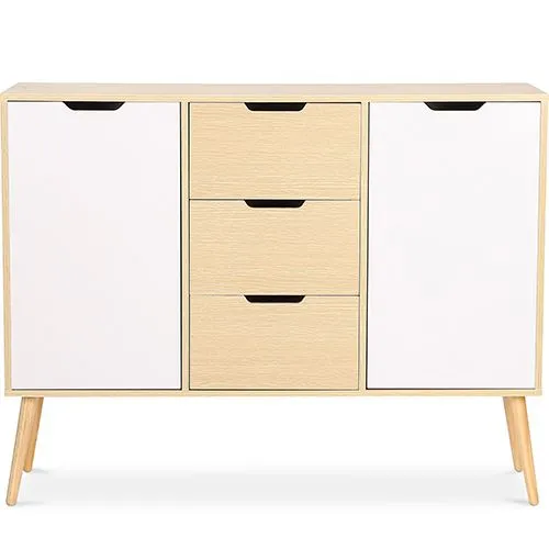 Aparador de Madera - Diseño Escandinavo - 3 cajones- Roger image 8