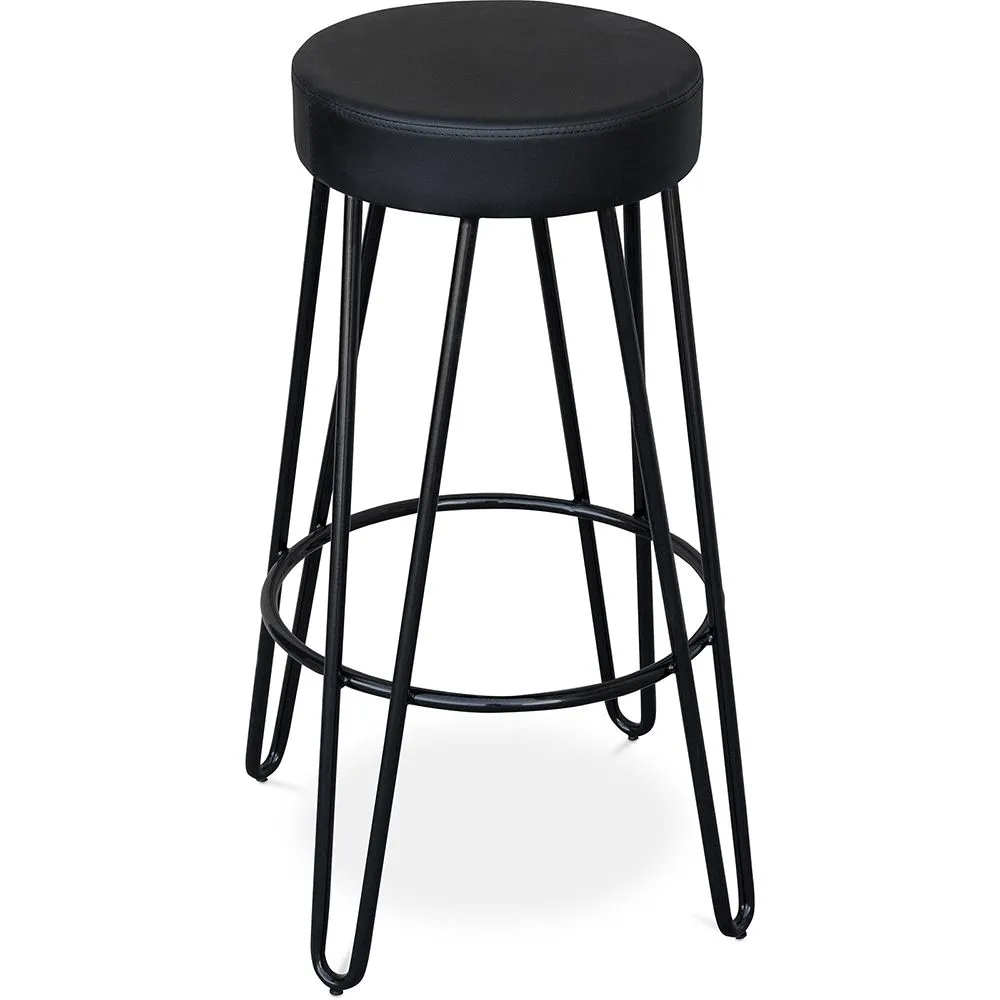 Taburete Redondo - Diseño Industrial - 80 cm - Elan image 8