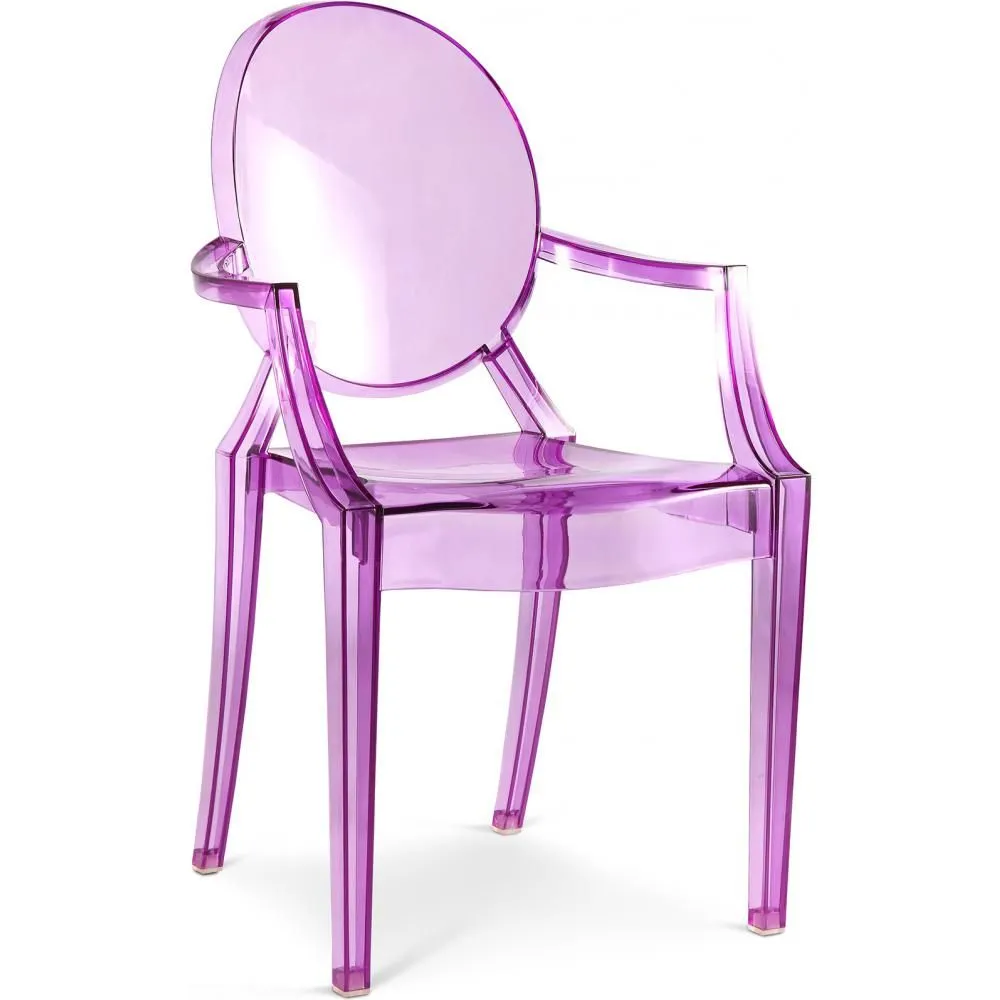 Silla Niños - Silla Infantíl Diseño Transparente - Louis XIV image 8