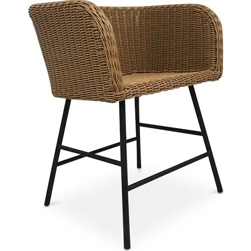 Silla de Comedor de Ratán - Diseño Boho Bali - Ishita image 8