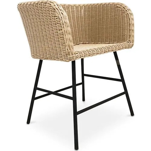 Silla de Comedor de Ratán - Diseño Boho Bali - Ishita image 8