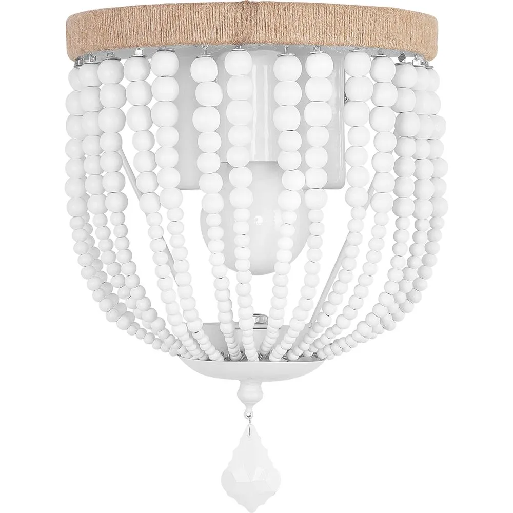 Lámpara Aplique de Pared - Estilo Boho - Bolas de Madera - Kanda image 8
