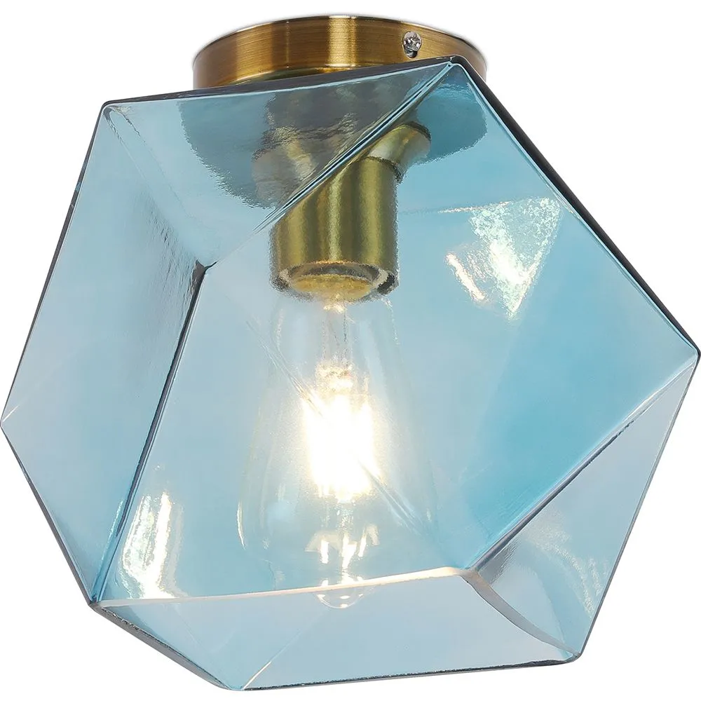 Lámpara de Techo de Cristal - Plafón Diseño Retro - Avo image 8