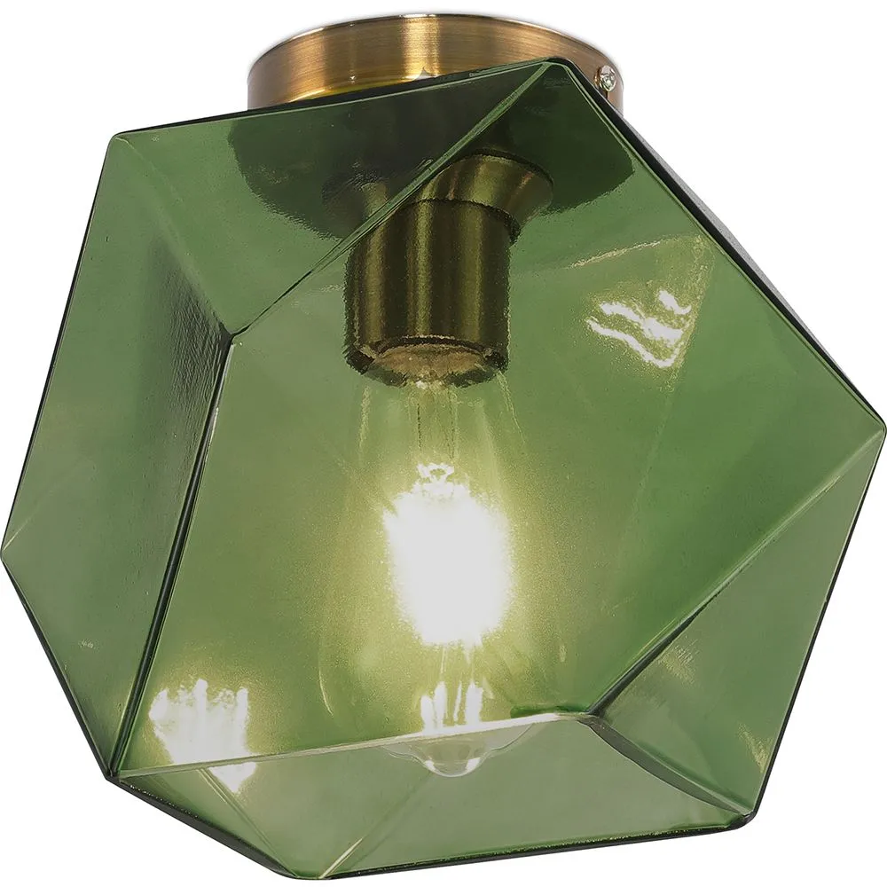 Lámpara de Techo de Cristal - Plafón Diseño Retro - Avo image 8