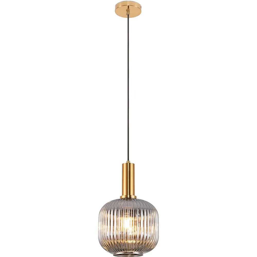 Lámpara de Techo Vintage - Lámpara Colgante de Cristal - Amelia image 8