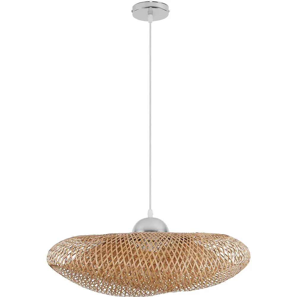 Lámpara de Techo de Bambú - Lámpara Colgante Diseño Boho Bali - Sam image 8