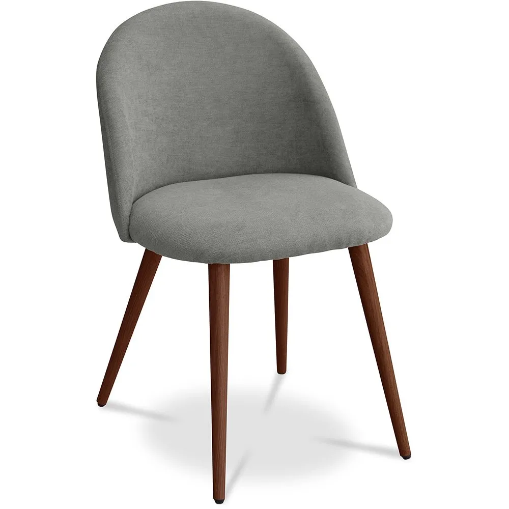 Silla de Comedor - Tapizada en Tela - Estilo Escandinavo - Evelyne image 8