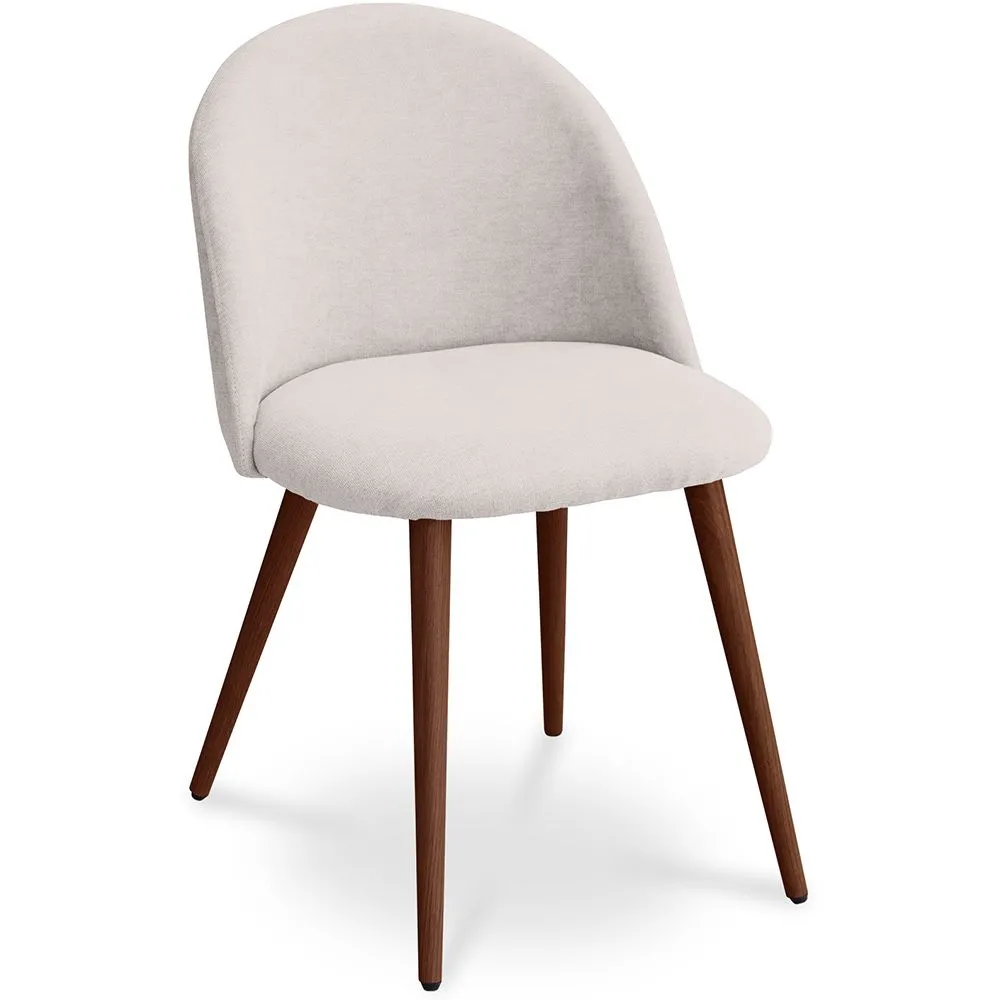 Silla de Comedor - Tapizada en Tela - Estilo Escandinavo - Evelyne image 8