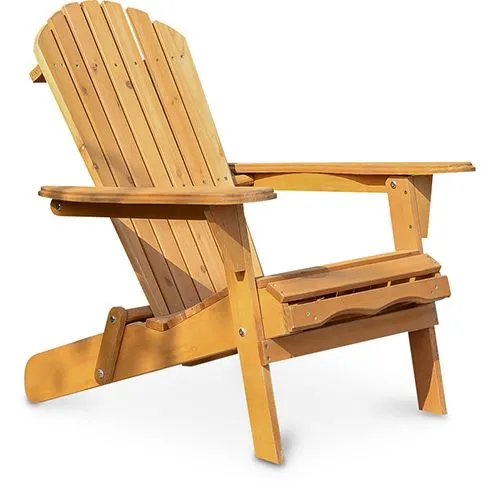 Silla de Exterior de Madera con Reposabrazos - Silla de Jardín - Adirondack  image 8