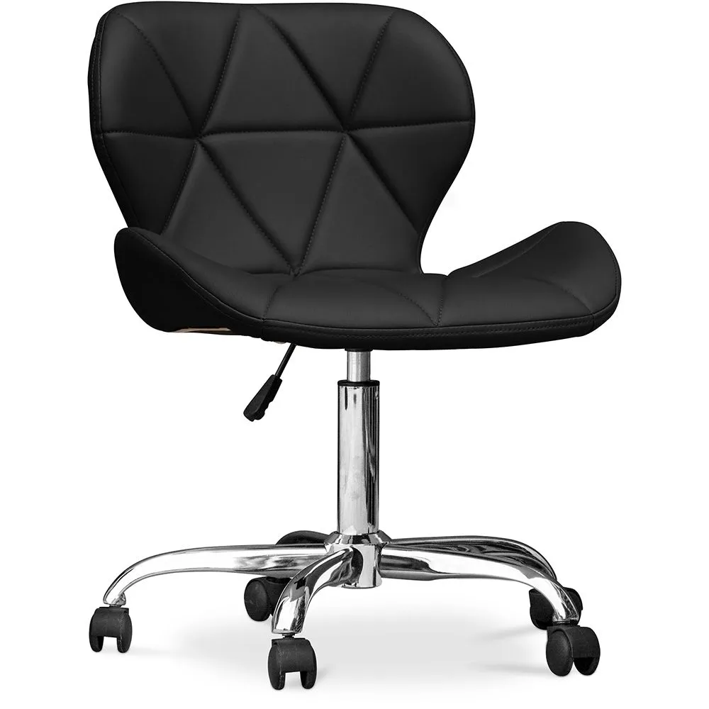 Silla de Oficina con Ruedas - Silla de Escritorio Giratoria - Tapizada en Polipiel - Wito image 8
