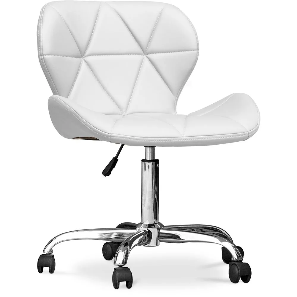 Silla de Oficina con Ruedas - Silla de Escritorio Giratoria - Tapizada en Polipiel - Wito image 8