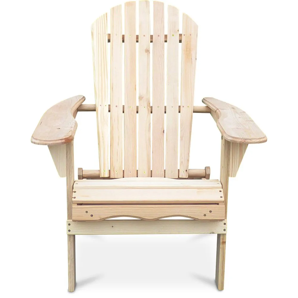 Silla de Exterior de Madera con Reposabrazos - Silla de Jardín - Adirondack  image 8