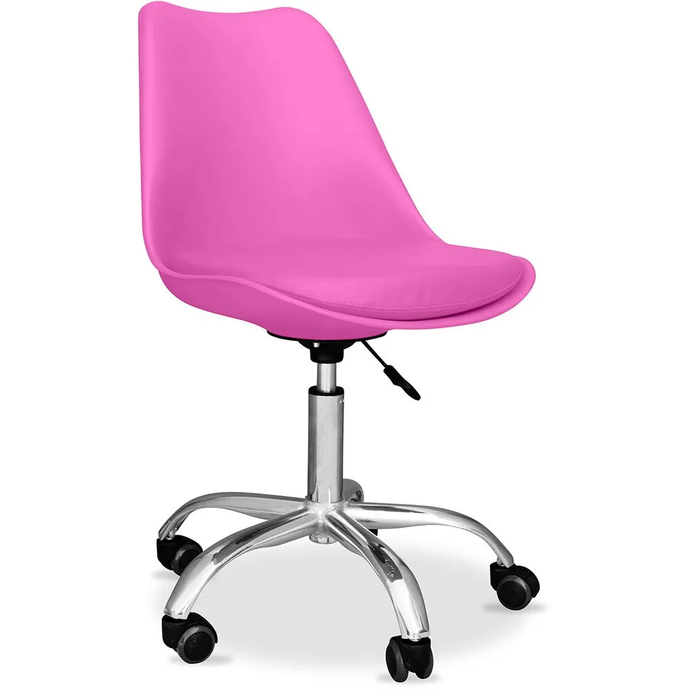 Silla de Oficina con Ruedas - Silla de Escritorio Giratoria  - Tulip image 8