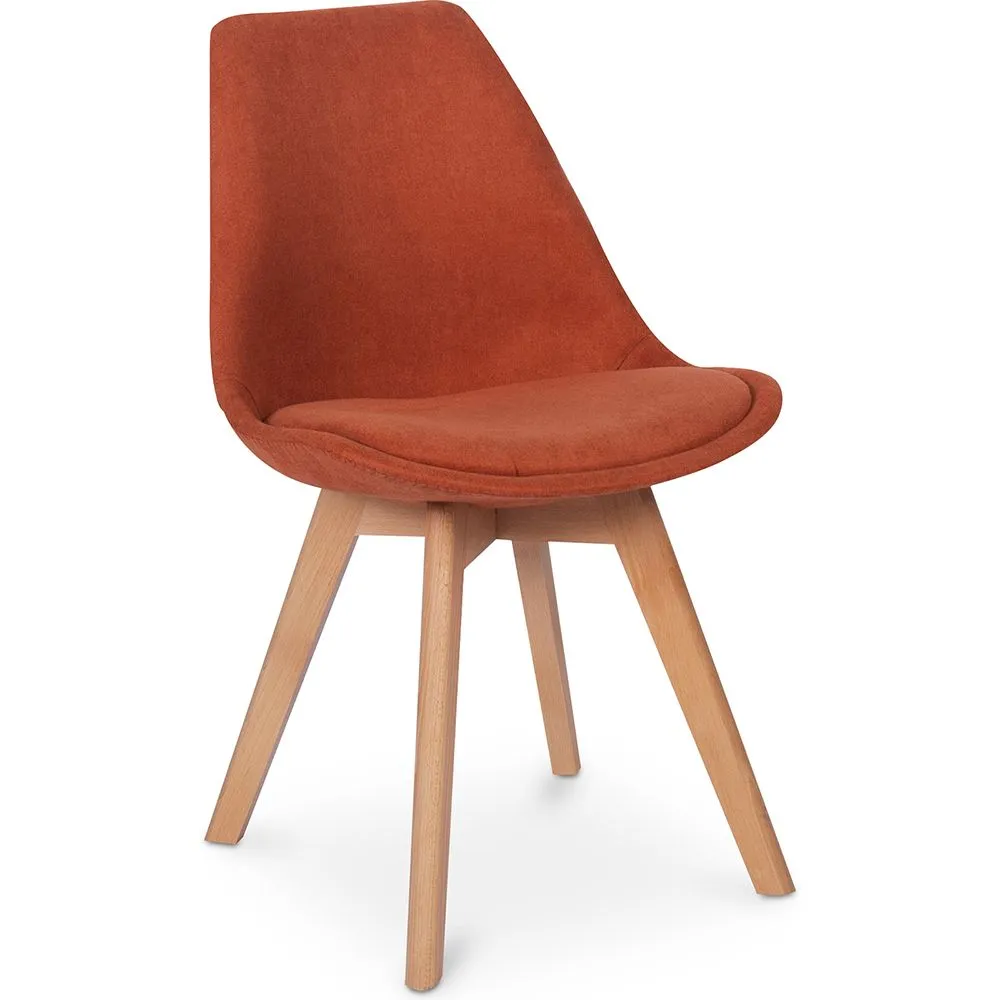 Silla de Comedor Tapizada en Tela - Estilo Escandinavo - Denisse image 8