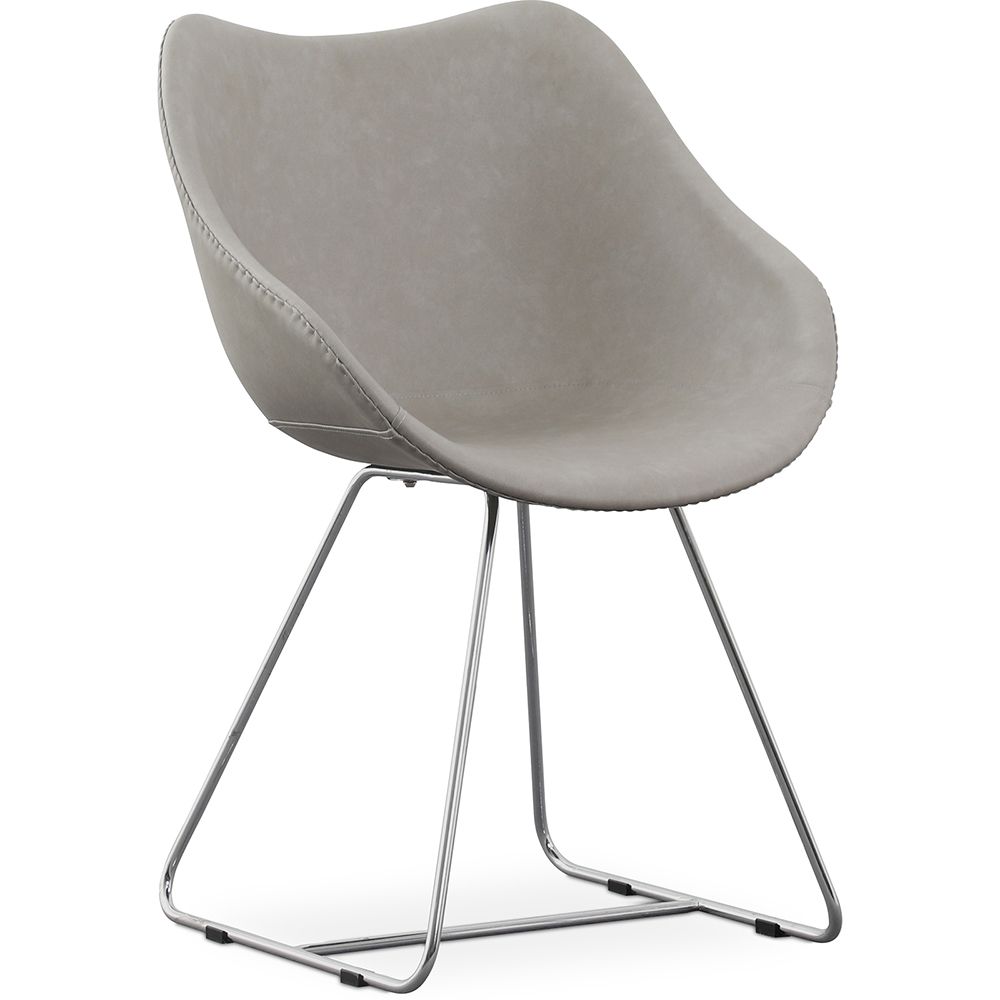 Silla de Comedor con Reposabrazos - Polipiel - Pú image 8