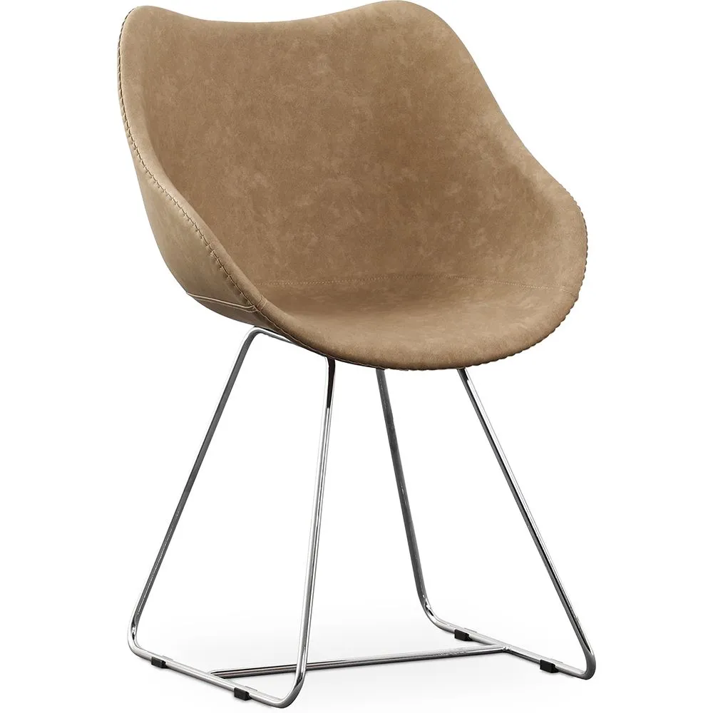 Silla de Comedor con Reposabrazos - Polipiel - Pú image 8