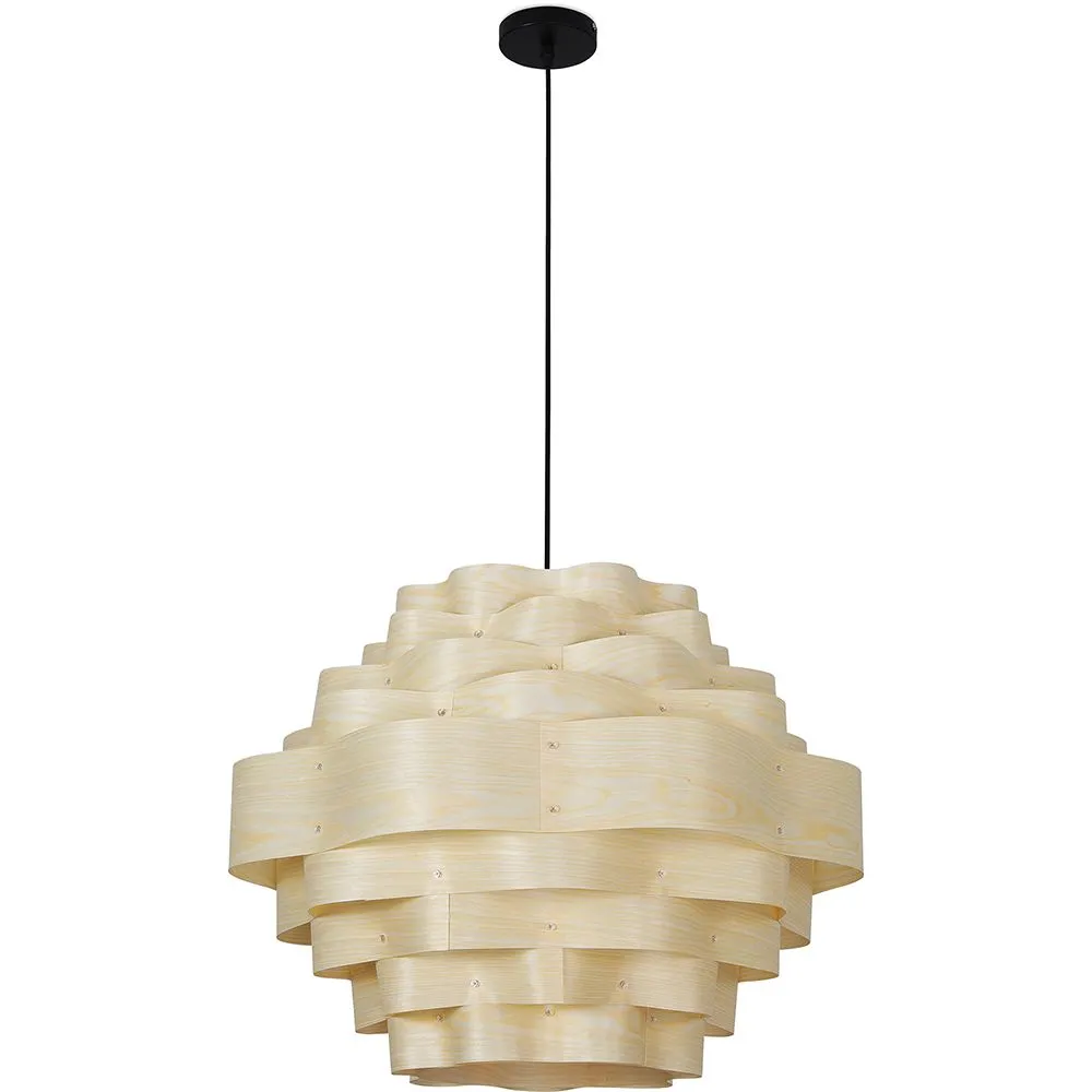 Lámpara de Techo de Madera - Lámpara Colgante Diseño Boho Bali - Aura image 8