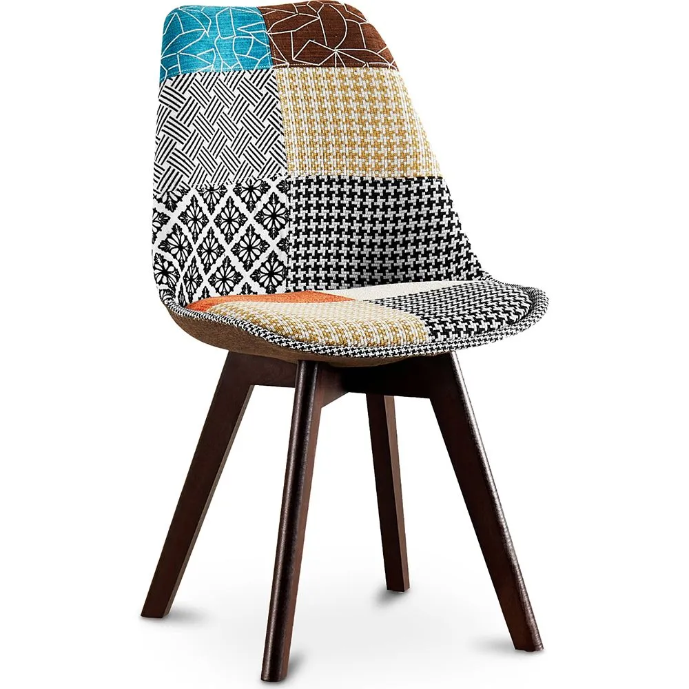 Silla de Comedor - Tapizada en Patchwork  - Patty  image 8