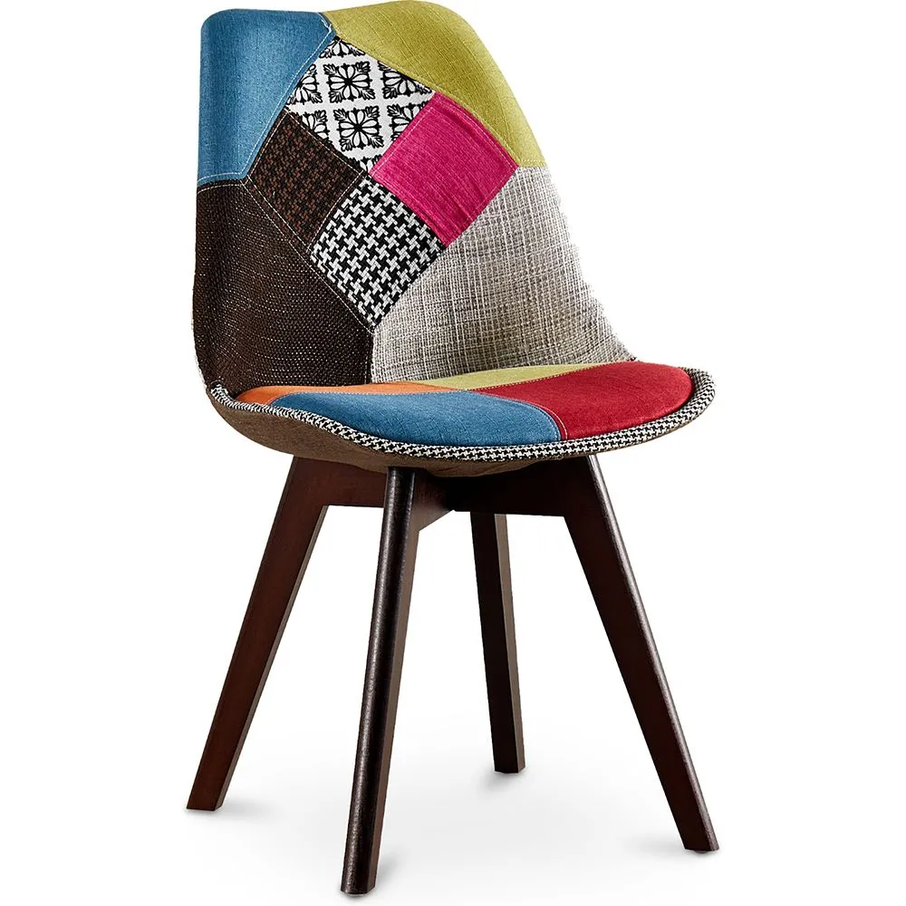 Silla de Comedor - Tapizada en Patchwork  - Simona image 8