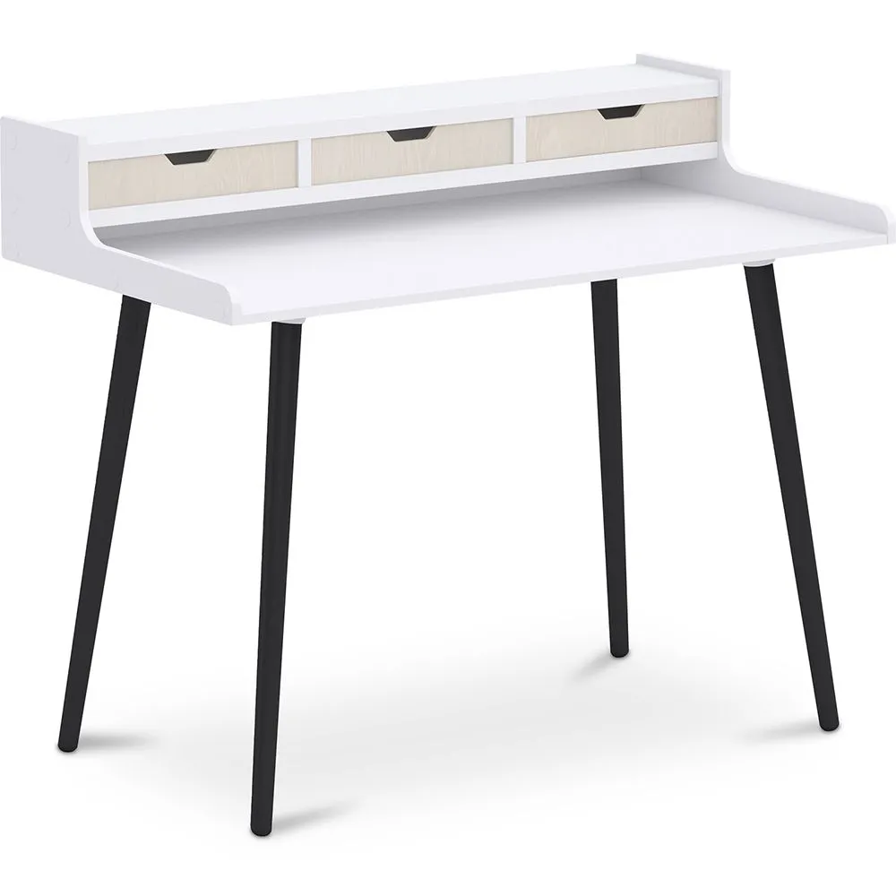 Escritorio de Madera con cajones - Diseño Escandinavo - Thora image 8